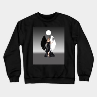 half angle half demon queen of realms Crewneck Sweatshirt